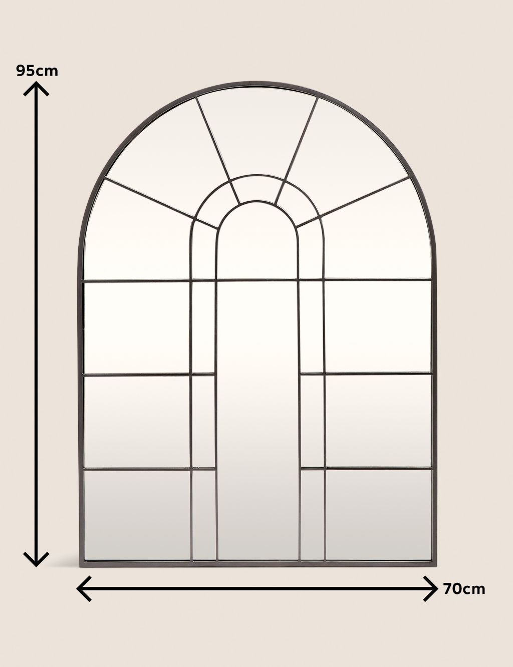 Manhattan Arch Window Mirror image 5