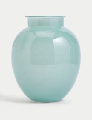Large Glass Urn Vase