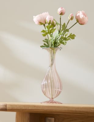 Medium Ribbed Bud Vase