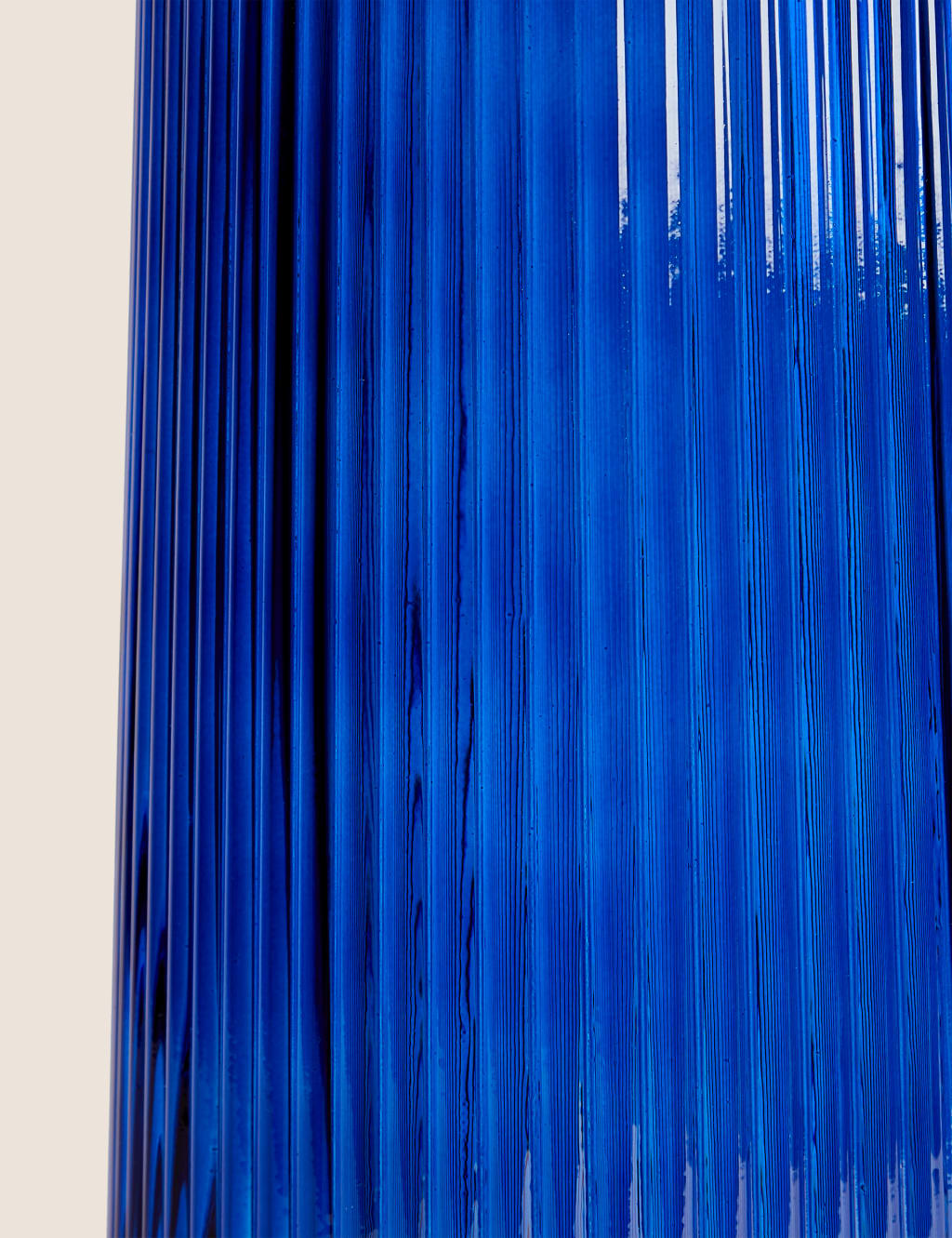 Glass Ribbed Vase image 3