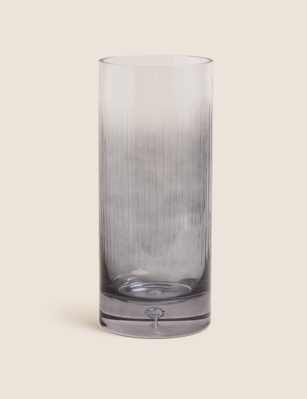 Medium Ombre Glass Cylinder Vase image 1