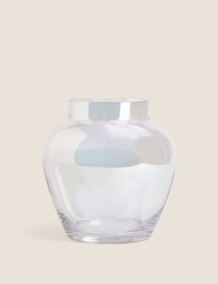 

Medium Lustre Urn Vase - Pearl, Pearl