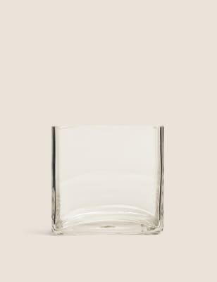 

Small Cube Vase - Clear, Clear