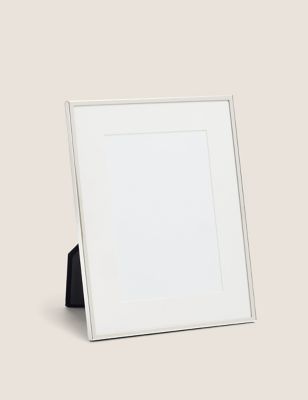 M&S Elegant Photo Frame 5x7 inch - Silver, Silver