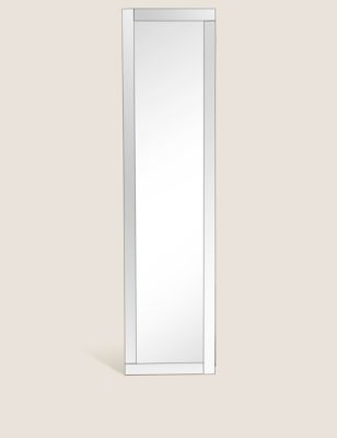 

Glass Full Length Floor Standing Mirror - Silver, Silver