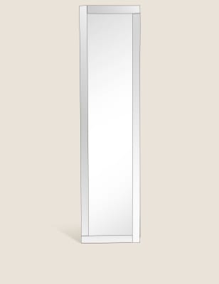 

Glass Full Length Floor Standing Mirror - Silver, Silver