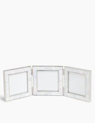 triple photo frame