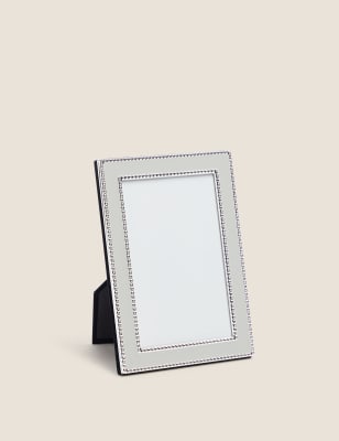 Mia Beaded Photo Frame 4x6 inch, M&S Collection