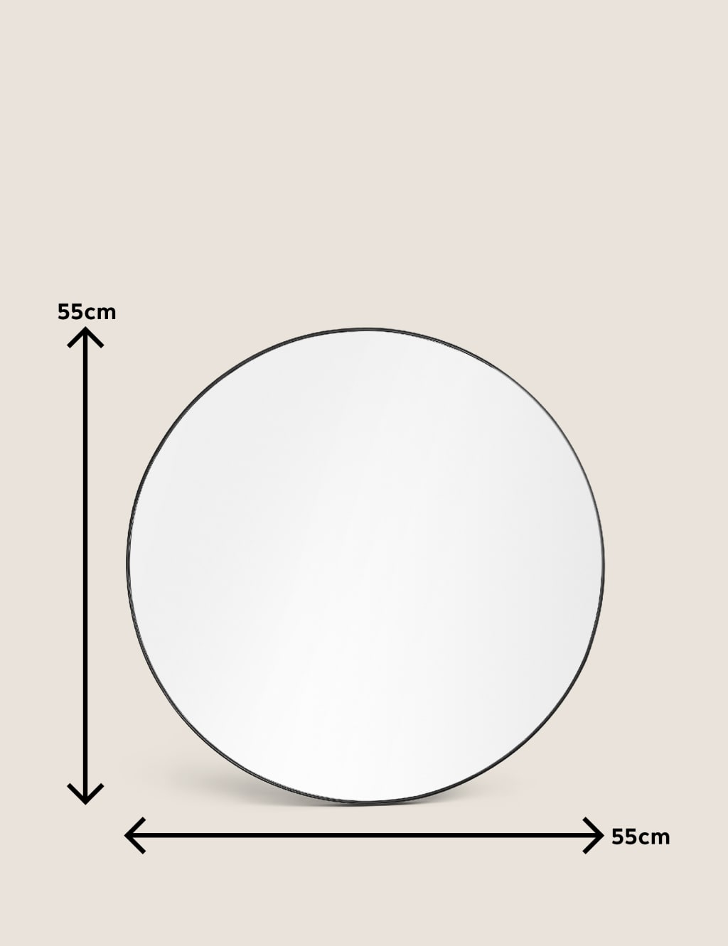 Milan Small Round Mirror image 5