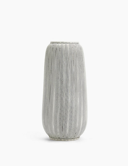 Large Linear Striped Vase