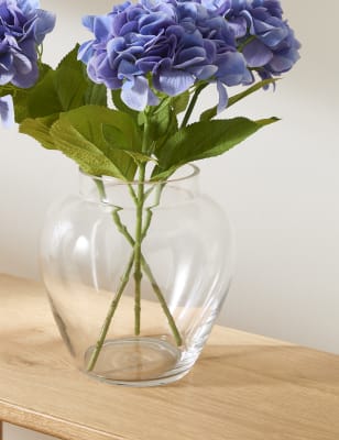 Large store glass vase