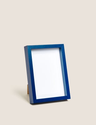 

Set of 3 Wood Photo Frames 4x6 inch - Navy, Navy