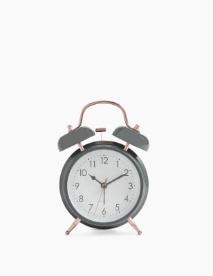 Small Twin Bell Alarm Clock M&S AU