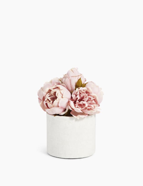 Pink Single Stem Artificial Flowers Plants M S Ie