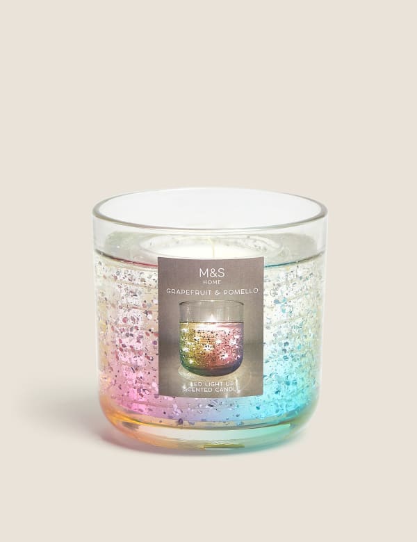 Rainbow Light Up Candle M S