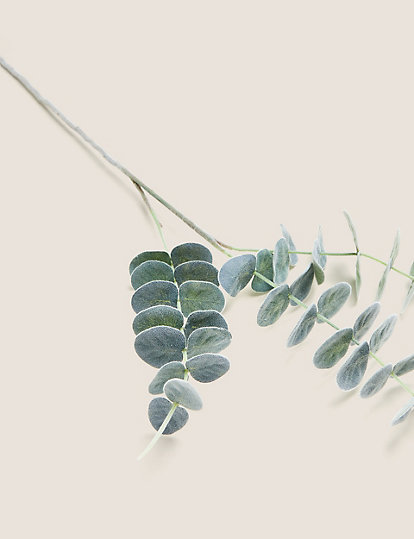 Set of 3 Artificial Eucalyptus Single Stem