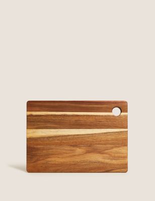 M&S Large Wooden Chopping Board - Wedgewood, Wedgewood