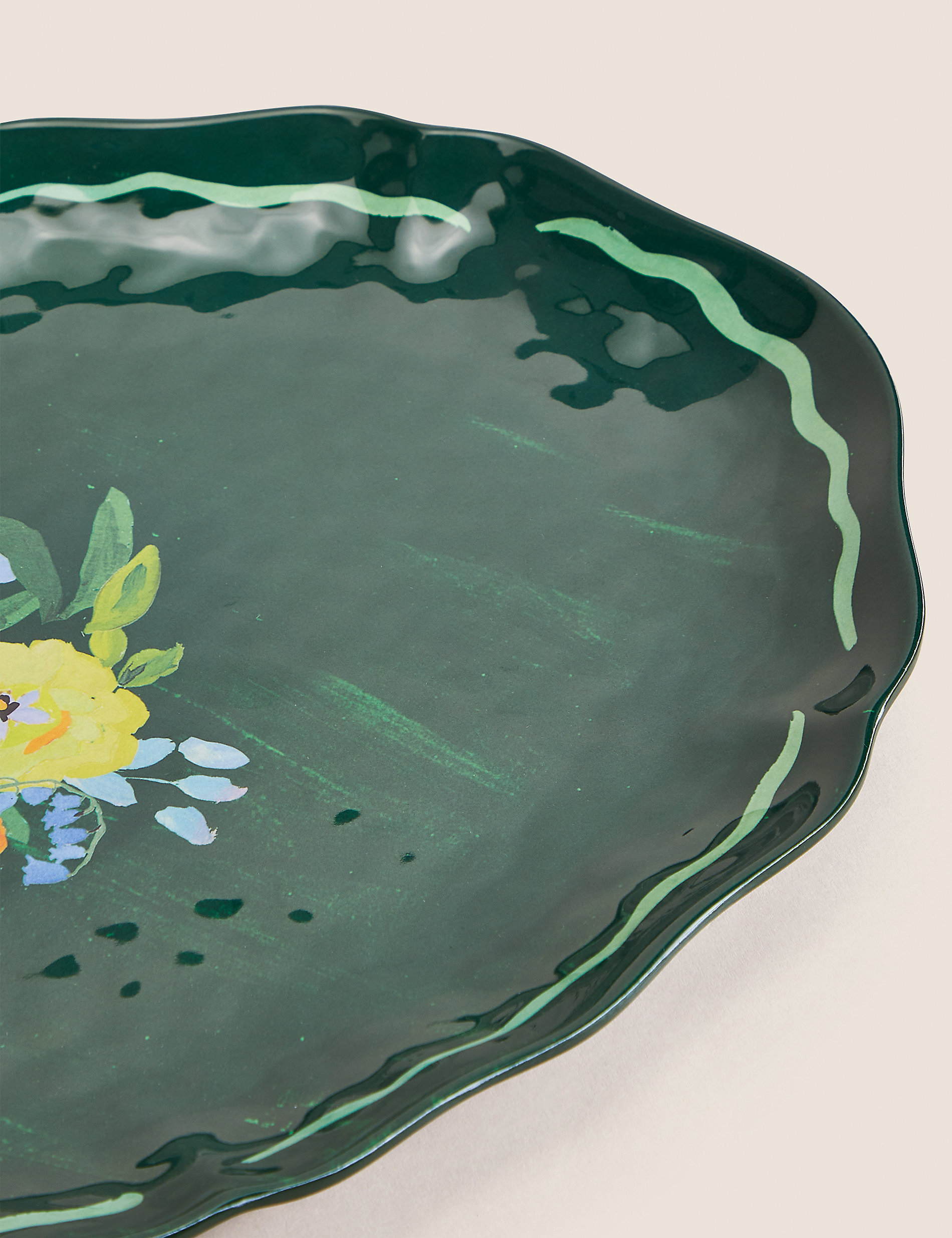 Expressive Floral Picnic Platter