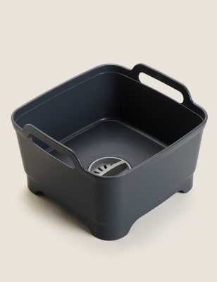 

Joseph Joseph Wash and Drain Washing-up Bowl - Grey, Grey