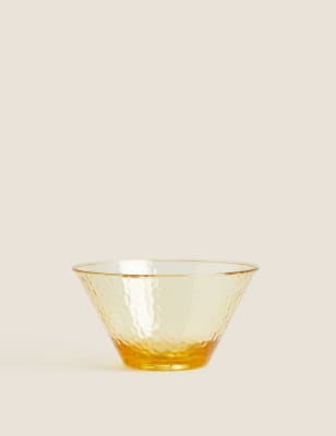 

M&S Collection Set of 4 Hammered Cereal Bowls - Multi, Multi