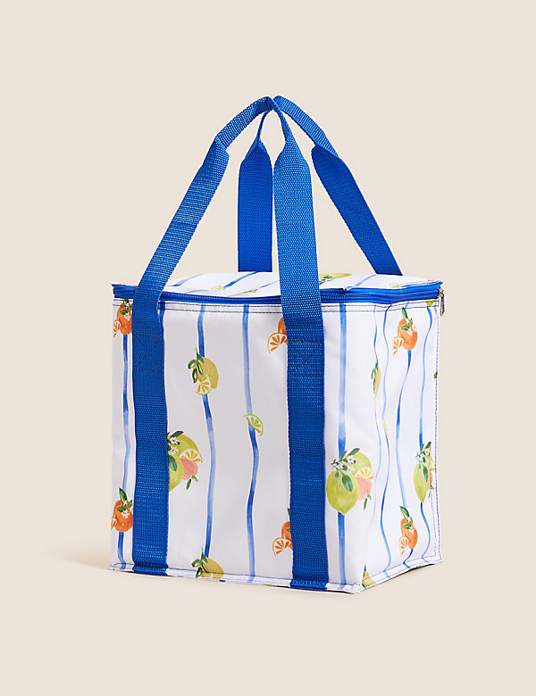 Ισοθερμική πτυσσόμενη τσάντα για πικνίκ με σχέδιο καλοκαιρινά φρούτα - GR