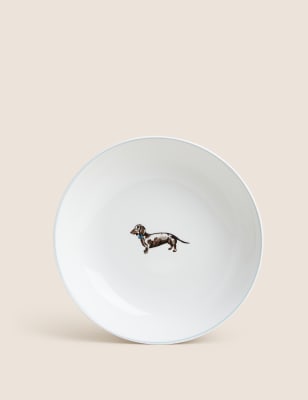 Set of 4 Dachshund Pasta Bowls