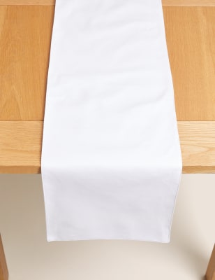 Cotton with Linen Table Runner