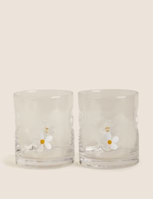 Set of 2 Icon Daisy Tumblers