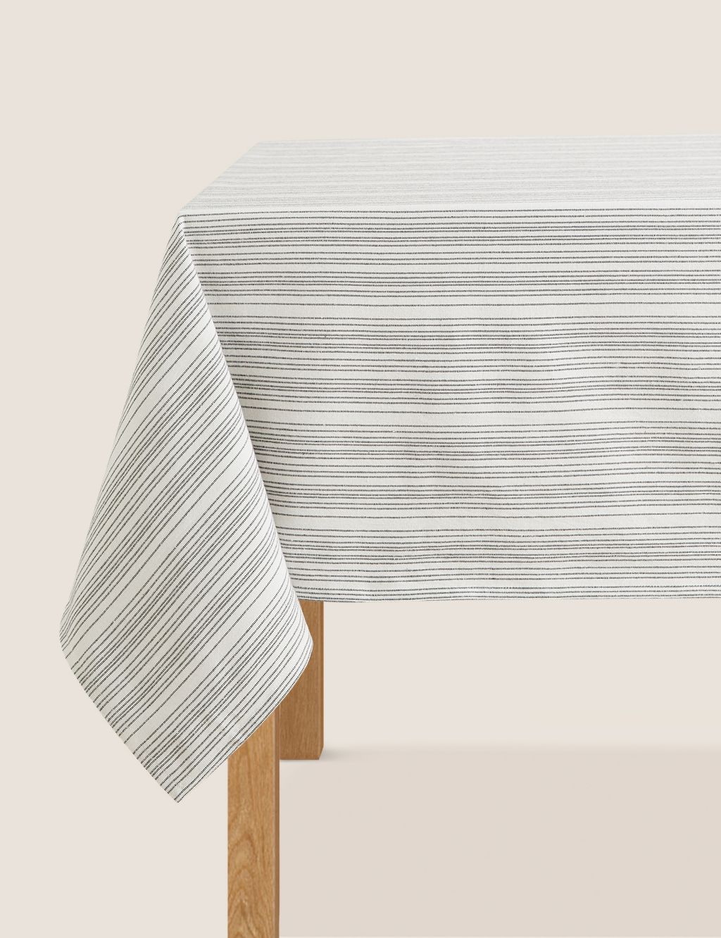 Pure Cotton Striped Tablecloth image 1