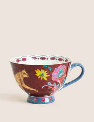

M&S Collection Leopard Footed Mug - Multi, Multi