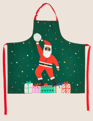 

M&S Collection Christmas Disco Light Up Apron - Multi, Multi