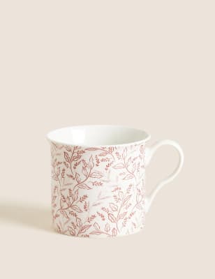

M&S Collection Foliage Mug - Pink, Pink