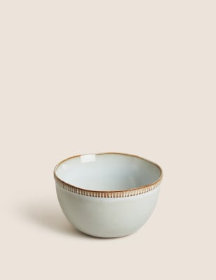 

M&S X Fired Earth Stoneware Cereal Bowl - Natural, Natural