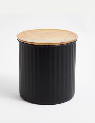 Ribbed Biscuit Tin