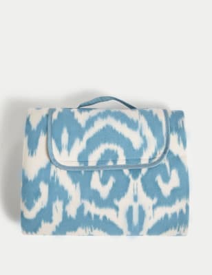 M&S Ikat Brights Foldaway Picnic Blanket - Multi, Multi