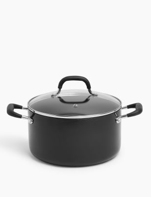 Marmite antiadh&eacute;sive 24&nbsp;cm en aluminium de taille moyenne