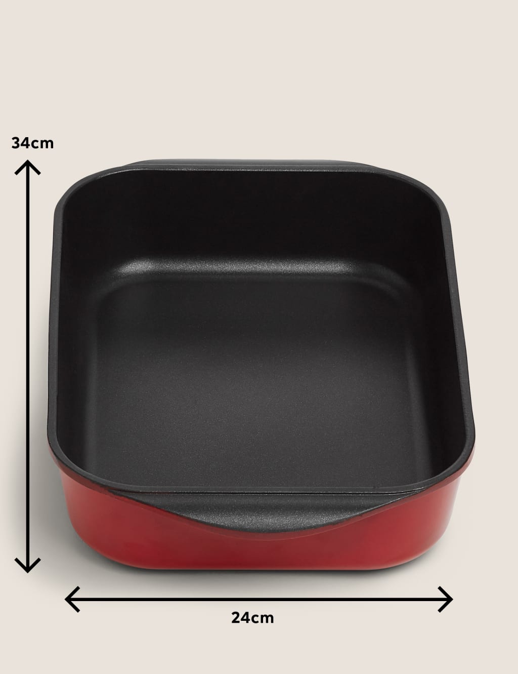 Large Cast Aluminium Roaster image 6