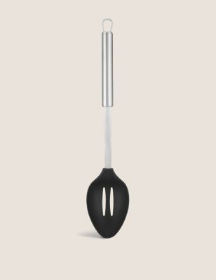 M&S Slotted Spoon - Silver, Silver