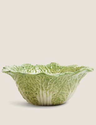 M&S Cabbage Salad Bowl - Green, Green,White