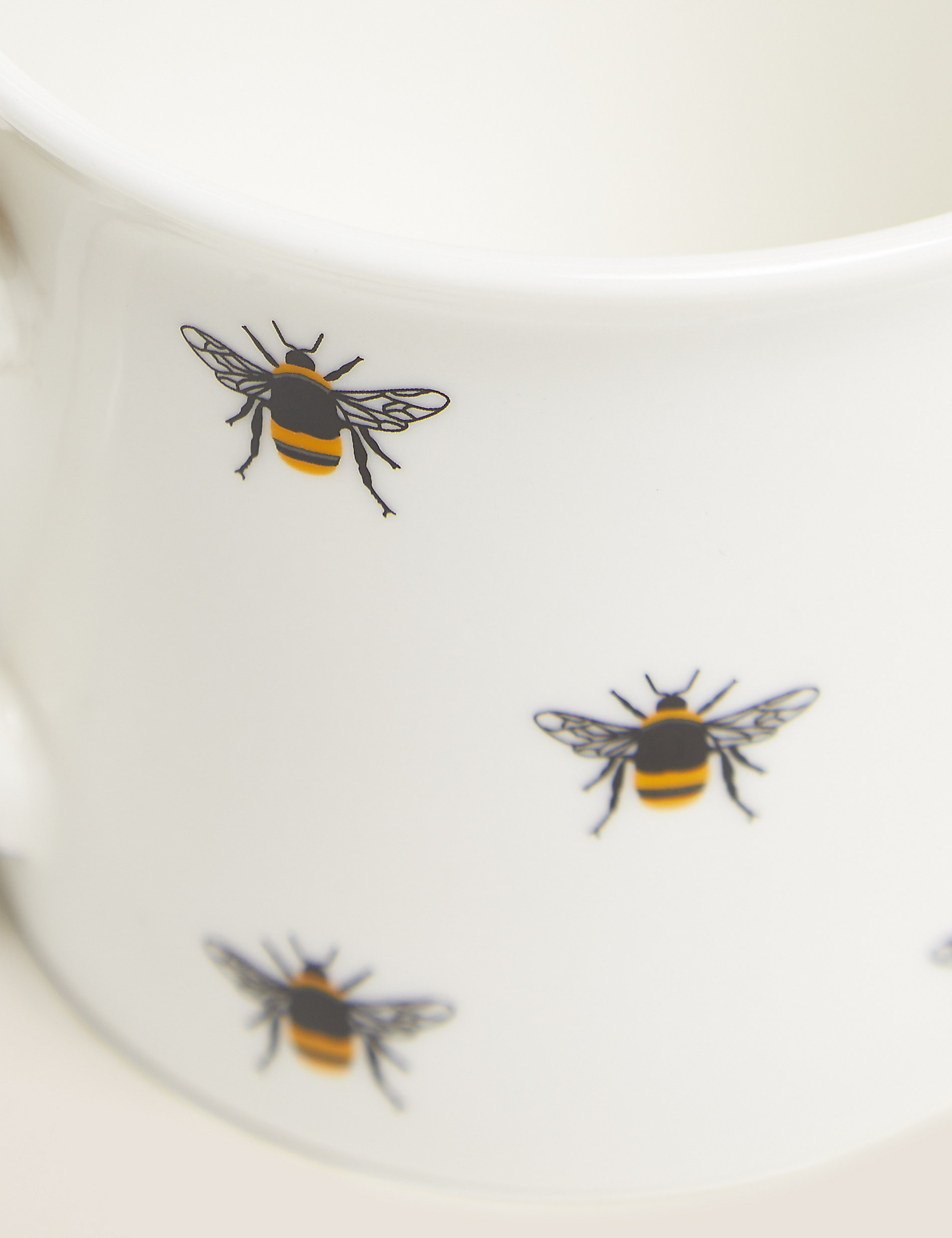 Set of 4 Bee Mugs