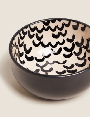 

M&S Collection Tribeca Stoneware Nibble Bowl - Black Mix, Black Mix