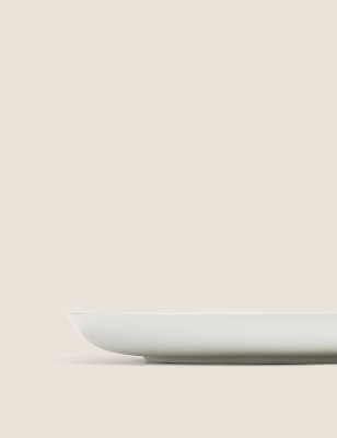 

M&S Collection Marlowe Platter - White, White