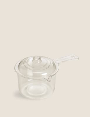 

Microwaveable Lidded Saucepan - Clear, Clear