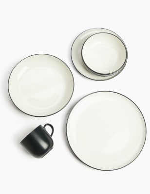

M&S Collection Tribeca Matte Cereal Bowl - Black, Black