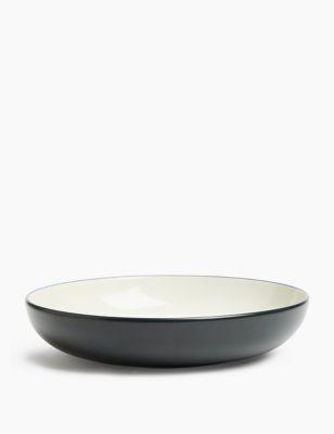 

M&S Collection Tribeca Matte Pasta Bowl - Black, Black