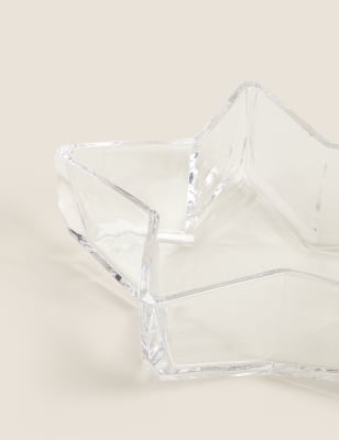 

M&S Collection Large Glass Star Serving Bowl, No Colour