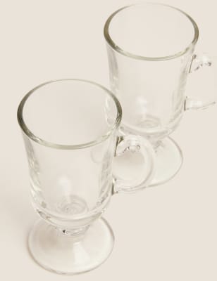 

M&S Collection Set mit 2 Irish Coffee-Gläsern - Klar, Klar