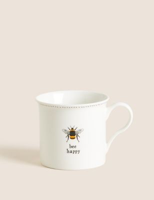 

M&S Collection Bee Happy Mug - Multi, Multi