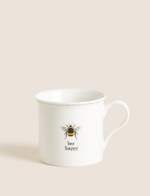 

M&S Collection Bee Happy Mug - Multi, Multi