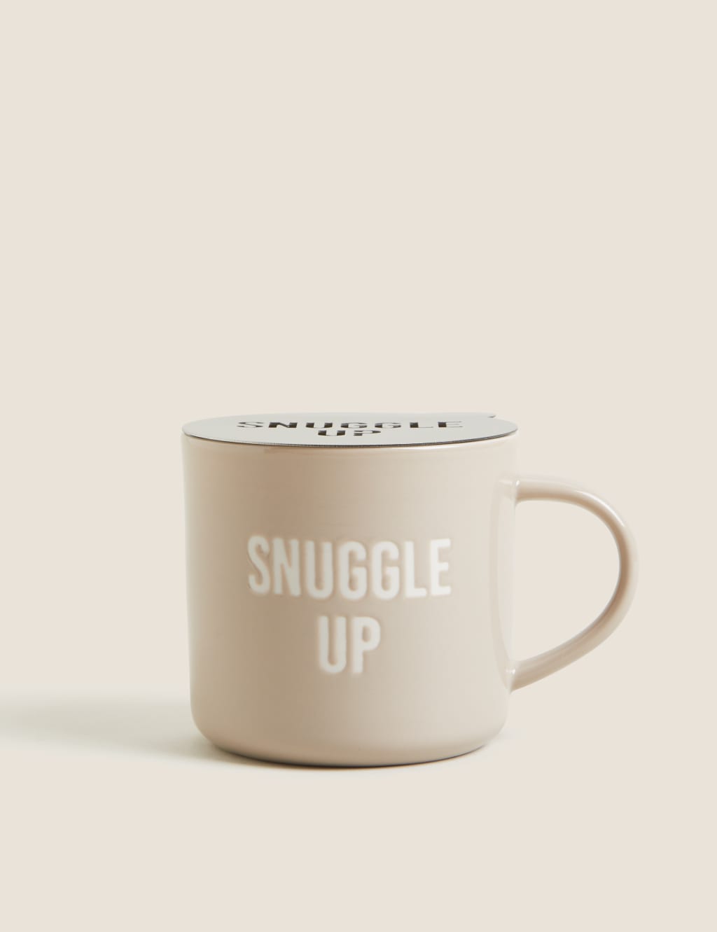 Snuggle Up Slogan Mug with Stencil image 1